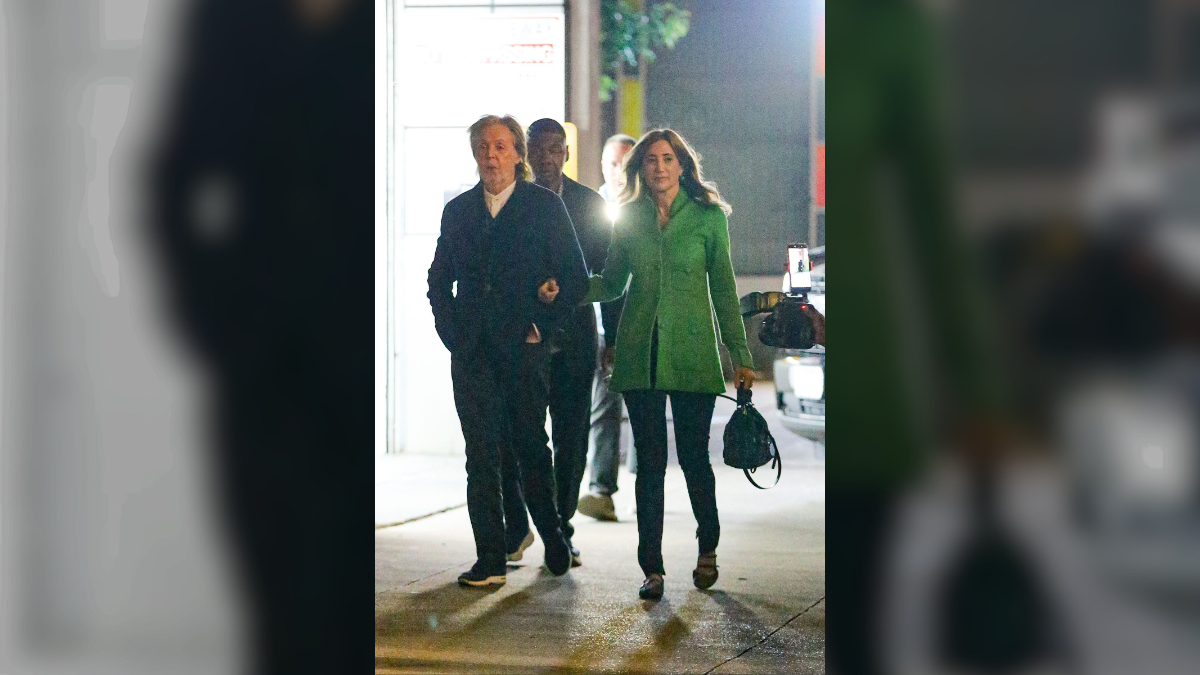 Paul McCartney and wife