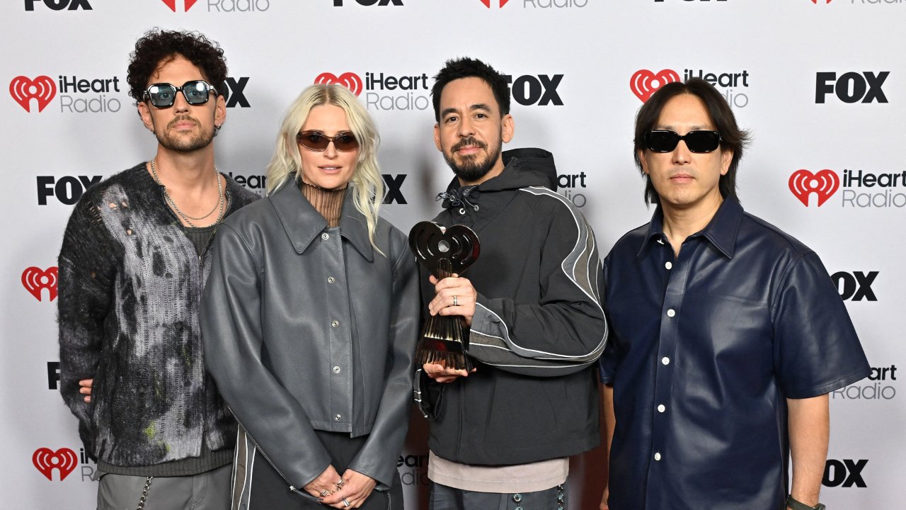 Joe Hahn, Mike Shinoda, Emily Armstrong and Colin Brittain